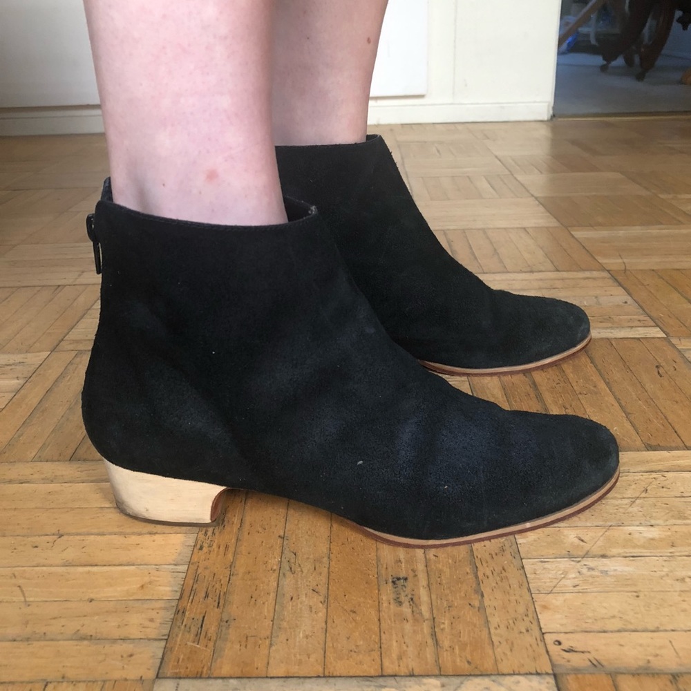 Rachel Comey black suede boots
